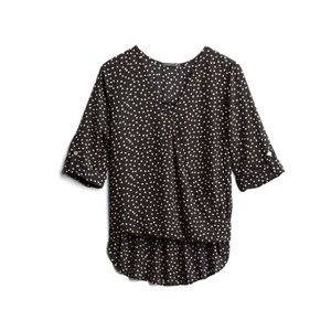 LIKE NEW Polka dot Surplice Top